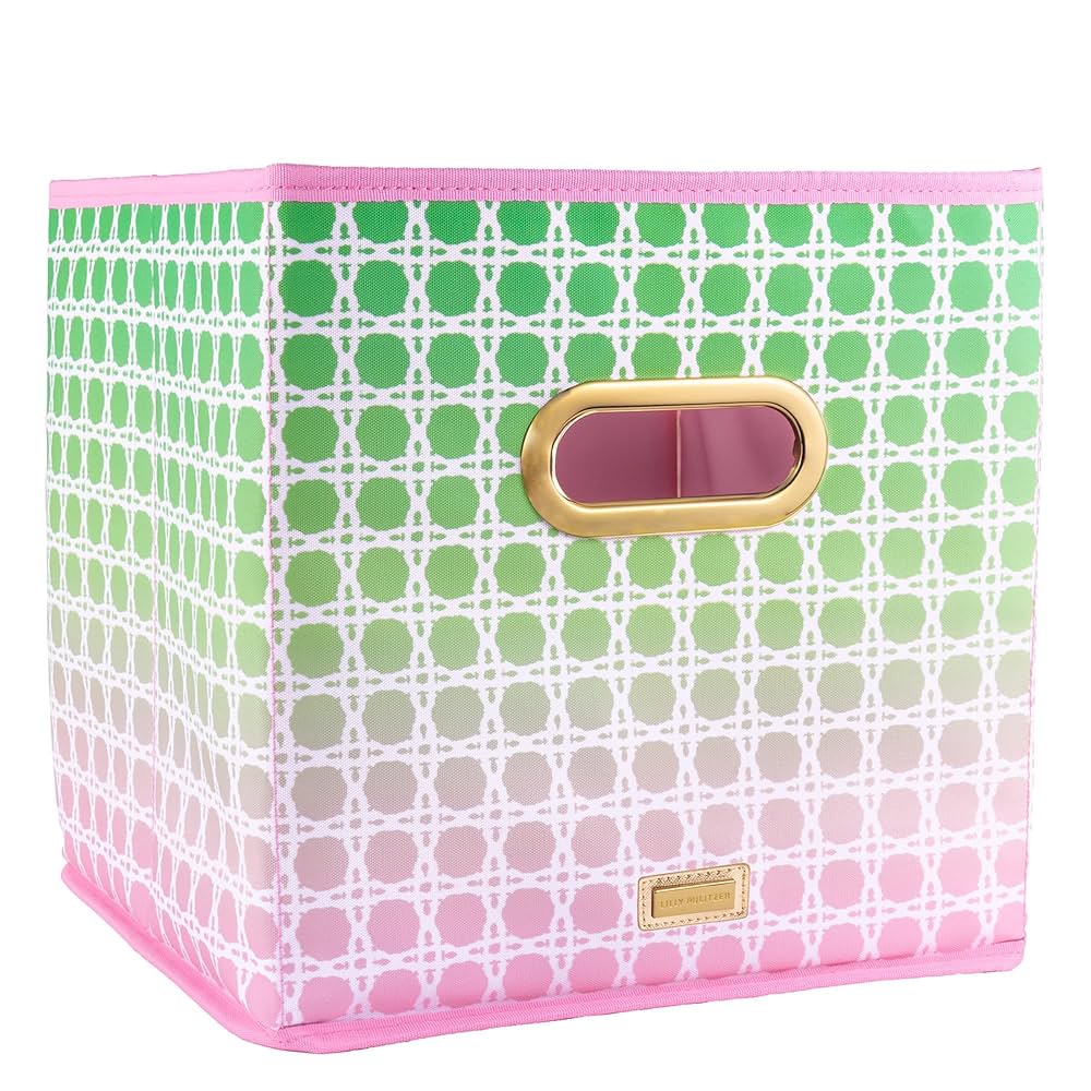 Amazon.co.jp: Lilly Pulitzer 小型折りたたみ式容器 収納